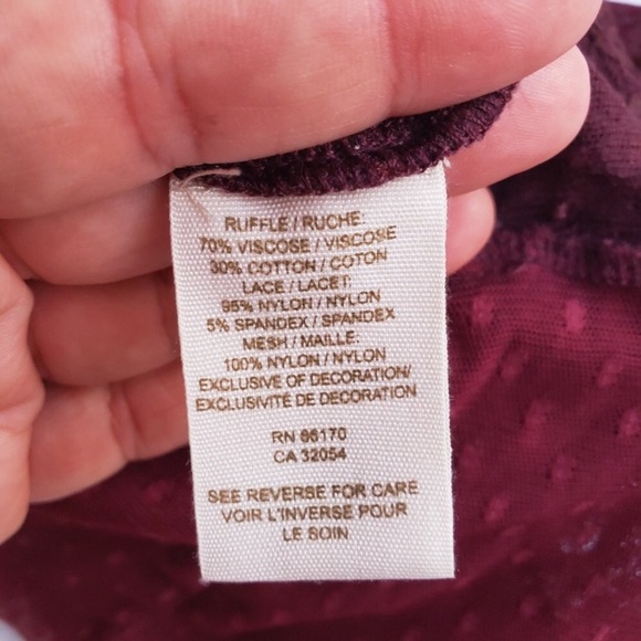 Free People Ruffled Lace Top - Picture 4 of 4